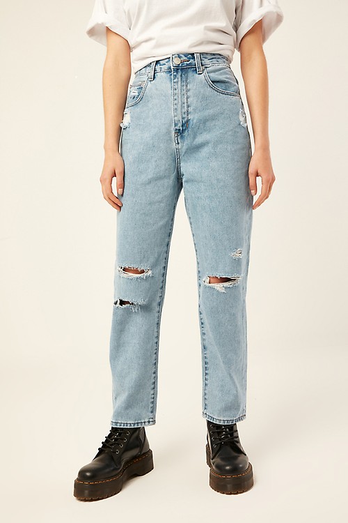 tommy jeans high rise tapered tj silver lt