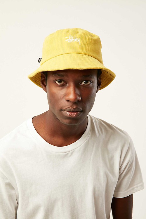 stussy bucket hat with string