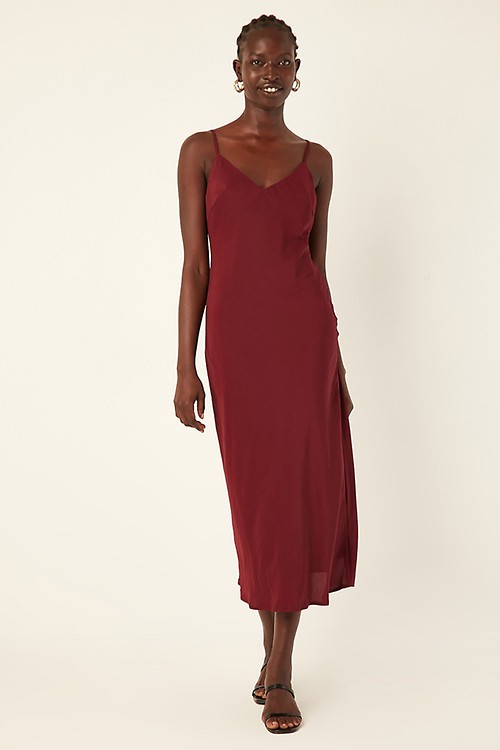 thrills chateau dress blood red