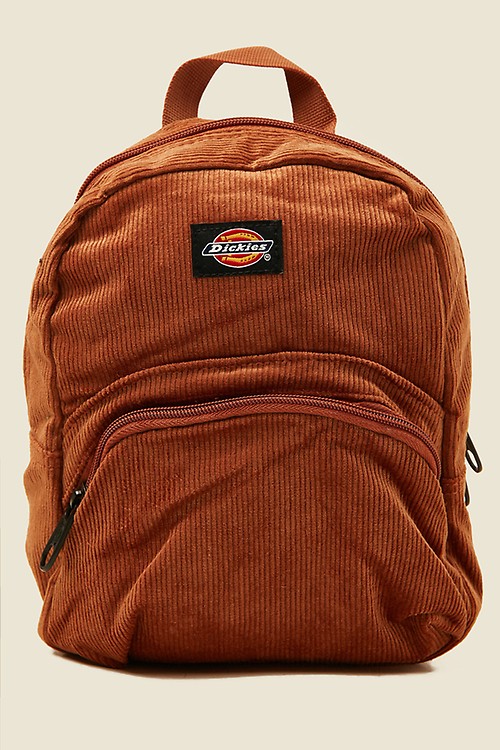 dickies black corduroy mini backpack