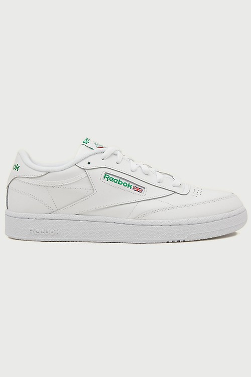 reebok with green writing