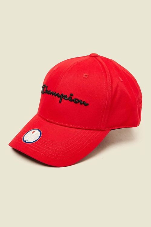 red champion hat