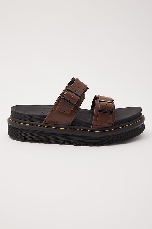 dr martens burgundy sandals