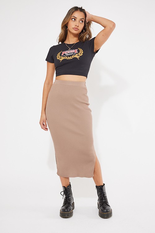 Perfect Stranger Drea Knitted Midi 