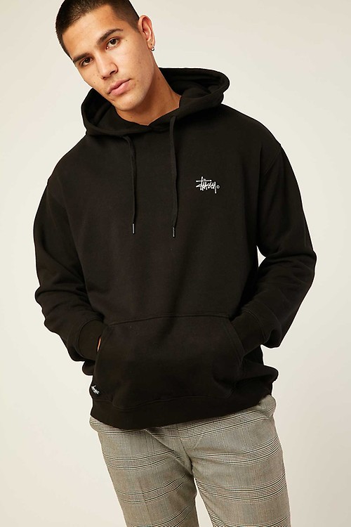 Stussy Graffiti Hood Black