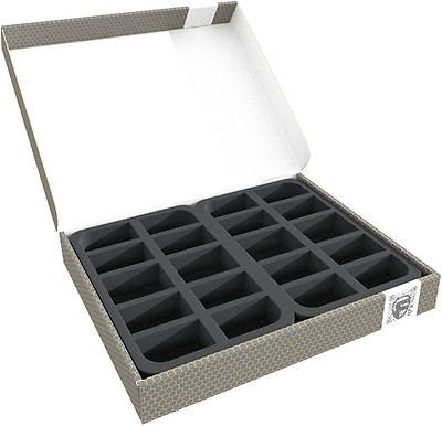 FSLQ050BO 50 mm Full-Size Foam Tray with 25 Compartments