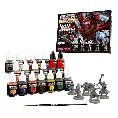 D&D Underdark Paint Set (10 Colors And Exclusive Drizzt Do'Urden Miniature)