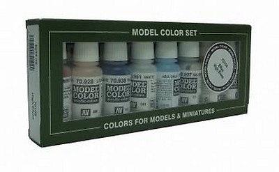 Vallejo Paint 17ml Bottle Face & Skin Tones Model Color Paint Set (8  Colors) 