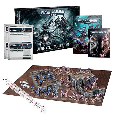 Set de Pintura y Herramientas Paints Tools Warhammer 40.000