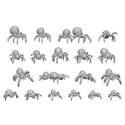 3D Printed Set - Small Spiders Green Stuff World 8435646517964ES