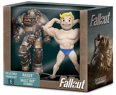 Fallout: T-60 & Vault Boy (Power) - Collectible Figures Set 