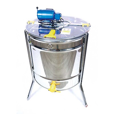 Extracteur Besacier manuel 9 ½ cadres avec cage inox - Besacier Apiculture