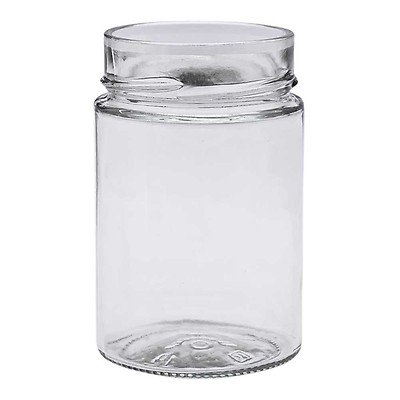 Pots en verre : Pot en verre cylindrique 1kg (750ml) TO82 - Icko