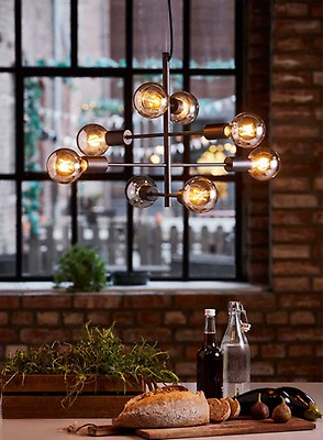 Beroni taklampe industrielt design med Christiania Belysning 