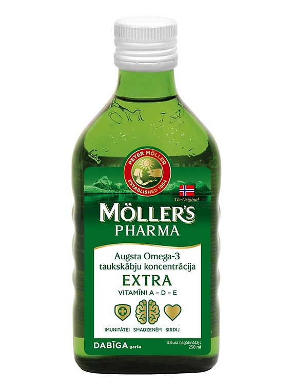 Möller′s витамин D Extra, 60 капсул 