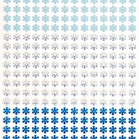 30 Stück Farb-Streu-Schneeflocken Aus Papier – 18 Cm, Bastelspaß Für Kinder Mit Wasserfarben