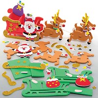 Baker Ross FE936 Mini Holz Lebkuchen zum Basteln - 72 Stück, Weihnachts Basteldekorationen für Kinder und Erwachsene, Ideal für Zuhause, Schule und Gemeinsames Basteln und Dekorieren an Weihnachten
