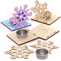 Baker Ross 100 Glitzer-Engel-Sticker Aus Moosgummi – Für Basteln, Scrapbooking & Kinder-Deko