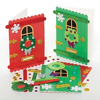 Baker Ross Weihnachtskarten-Bastelset Für Kinder – 1 Set Mit Allem Zum Gestalten & Verzieren