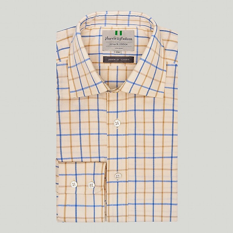 Slim fit country check hot sale shirt