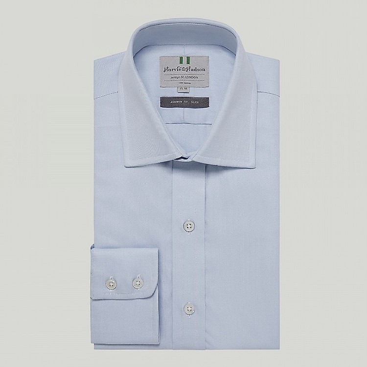 Mens Cream Double Cuff Shirt