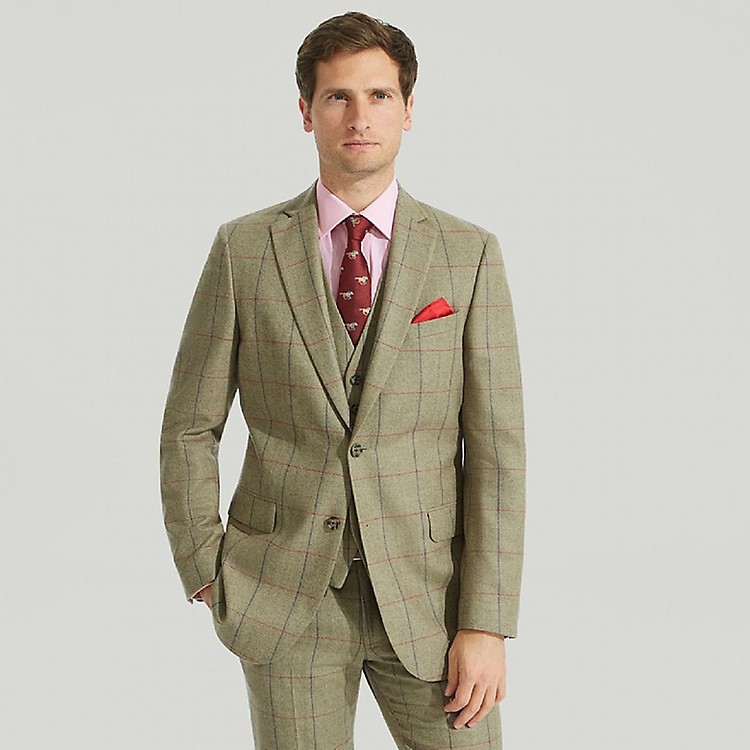 Green check jacket mens sale