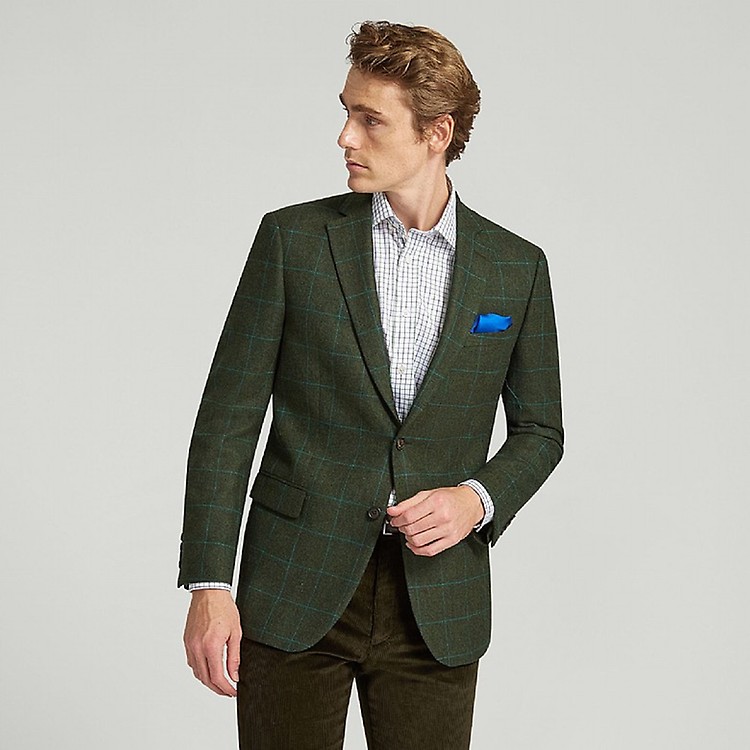 Green check jacket clearance mens