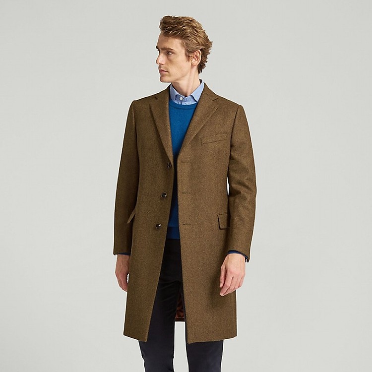 Men's Green Harris Tweed Check Jacket