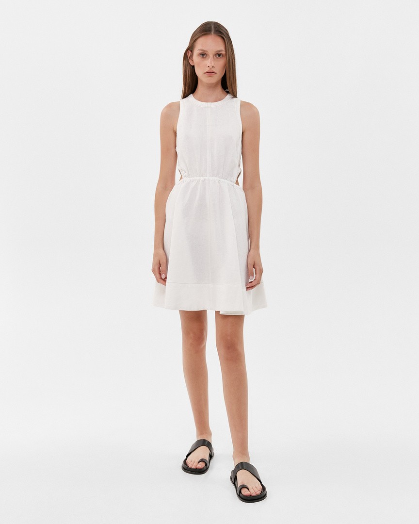 Sara Linen Mini Dress | JAG