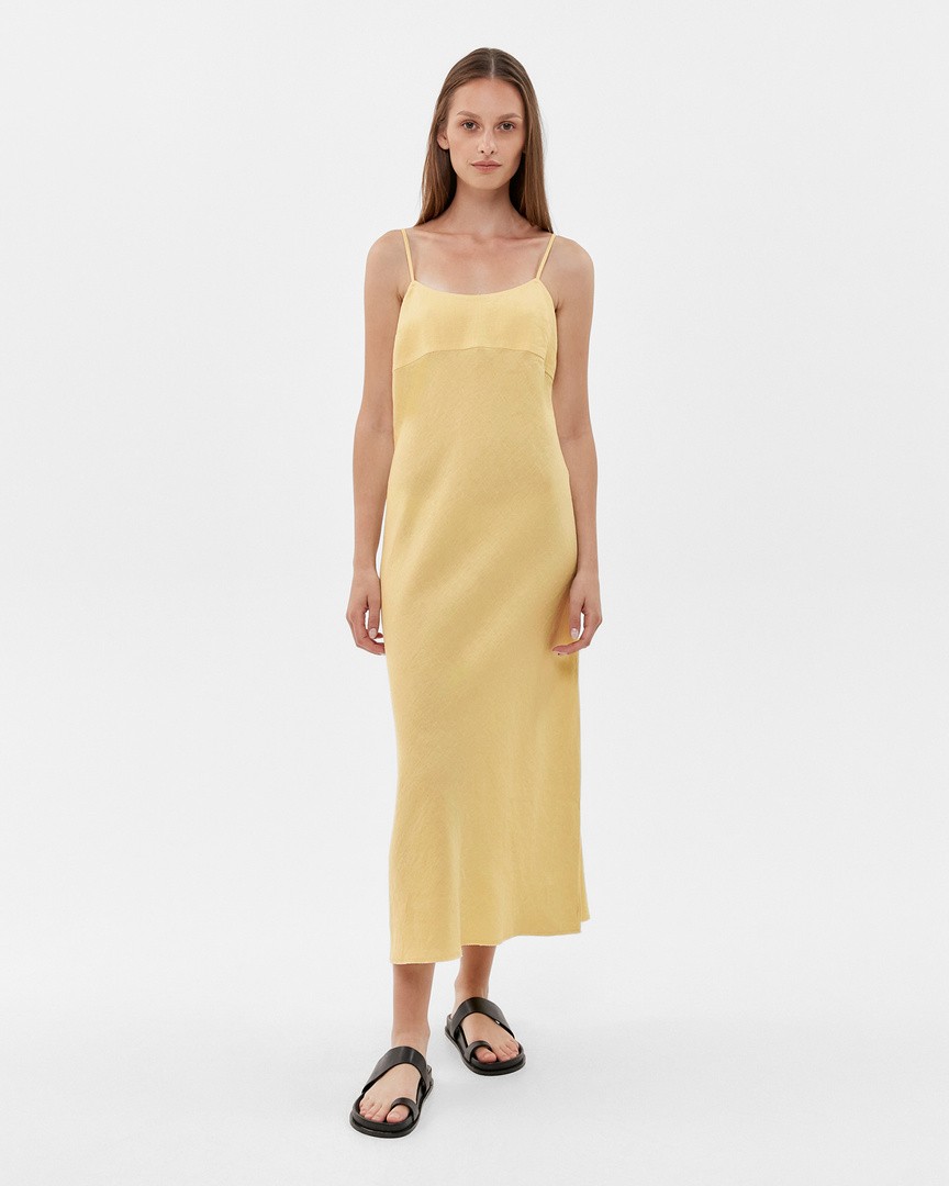 Sara Linen Maxi Dress | JAG