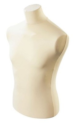 Body Damen-Büste Damen-Torso Weiß Hautfarben Ladeneinrichtung Leicht 58 cm 36 38 