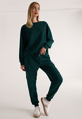 Plain green sweatshirt sales