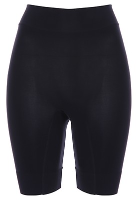 Womens Black Ribbed Control Cycling Shorts Peacocks