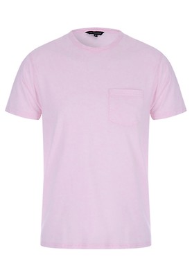Mens Coral Pink Basic T Shirt Peacocks