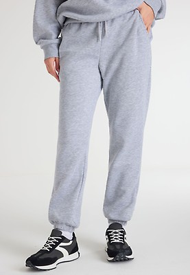 Womens Black Cuffed Joggers Peacocks