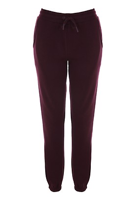 Womens Black Cuffed Joggers Peacocks