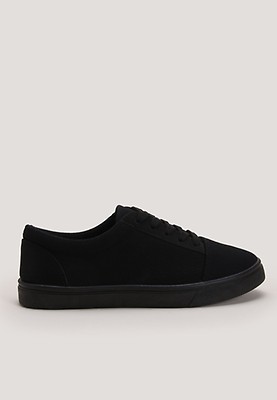 Younger Boys Black Velcro Smart Trainers Peacocks