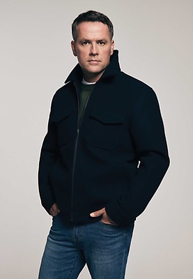 Mens Navy Plain Peacoat Jacket Peacocks