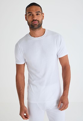 Mens short sleeve thermal top sales