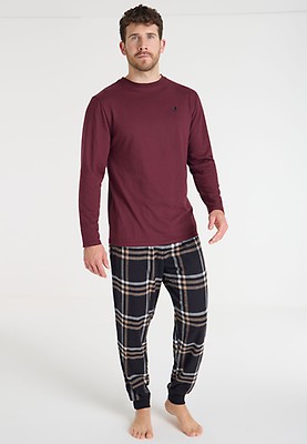 Mens jersey pajamas hotsell