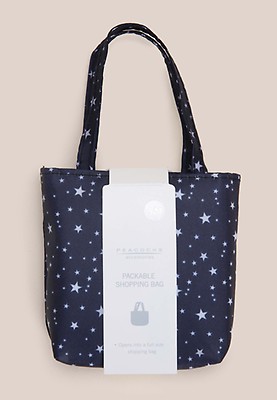 Womens Natural Large Canvas Beach Tote Bag Peacocks
