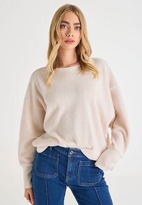Womens Pink Cosy Balloon Sleeve Top | Peacocks