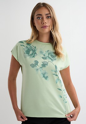 Womens Pink Grinch Christmas Crew Neck T-shirt | Peacocks