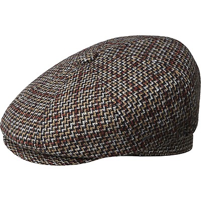 WindRiver Men's Plaid Flat Cap with Ear Flaps