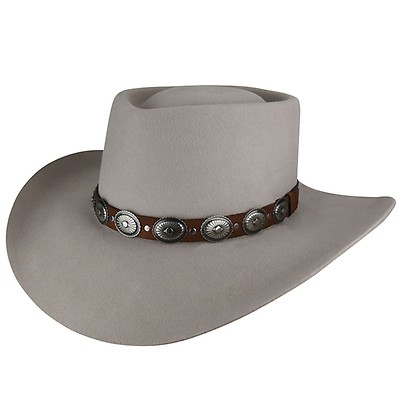 AzTex Elko Modified Gambler Hat 10X: Bone, 7 3/4