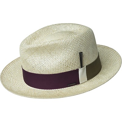 Bailey of Hollywood Guthrie Natural Shantung discount Straw Fedora NWOT