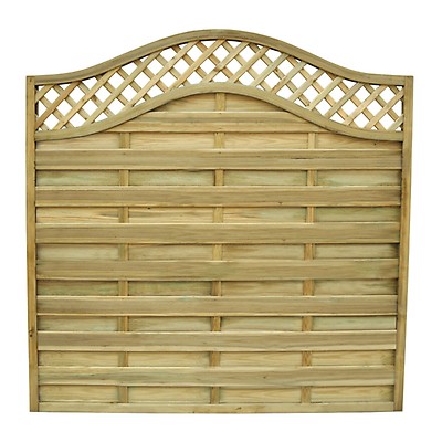 Forest 5 11 X 5 11 Europa Prague Pressure Treated Decorative Fence Panel 1 8m X 1 8m Fencestore