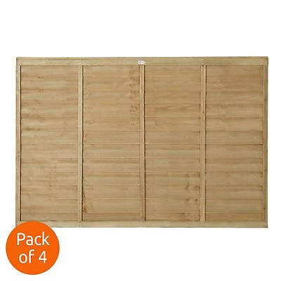 Forest 6x4 Pressure Treated Overlap Fence Panel Fencestore