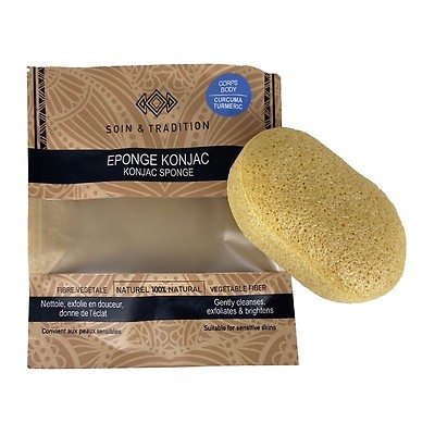 Eponge Konjac Douce Et Naturelle Pour Le Bain De Bebe