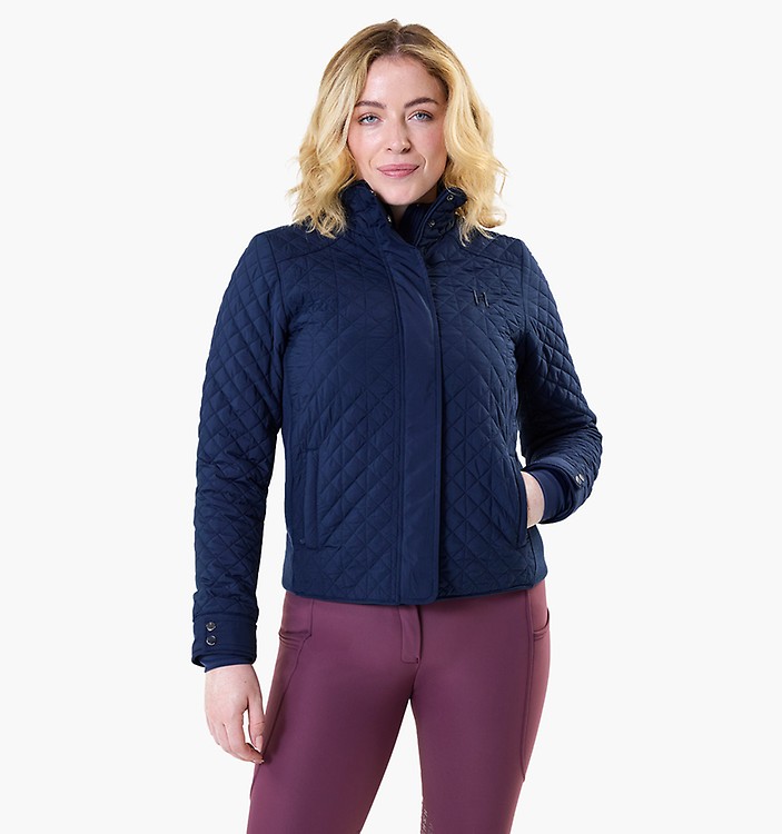 Sweat-shirt 1/4 Zip Femme Horseware Ireland Rouge - Taille M - Sport Léger - Occasion TB